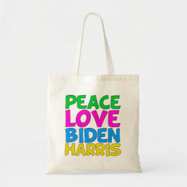 Peace Kärlek Biden Harris Tygkasse
