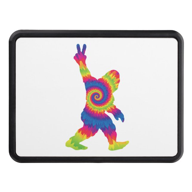 Peace Kärlek Bigfoot - Bigfoot Älskare Dragkroksskydd (Framsidan)