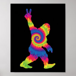 Peace Kärlek Bigfoot - Bigfoot Älskare Poster