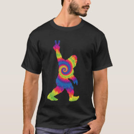 Peace Kärlek Bigfoot - Bigfoot Älskare T Shirt