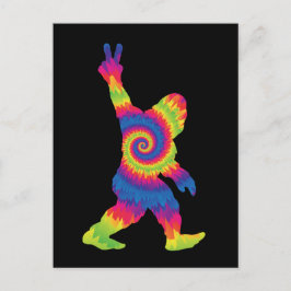 Peace Kärlek Bigfoot - Bigfoot Älskare Vykort