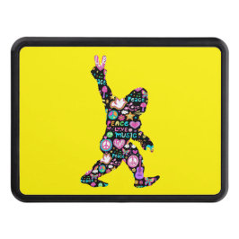Peace Kärlek Bigfoot Hippie Funny Bigfoot Älskare Dragkroksskydd