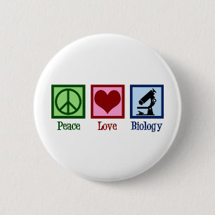 Peace Kärlek biologilärare Knapp