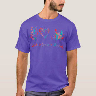 Peace Kärlek Bowling Sublication T Shirt