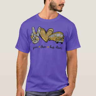 Peace Kärlek Buss Driver Classic TShirt T Shirt