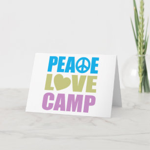 Peace Kärlek Camp Kort
