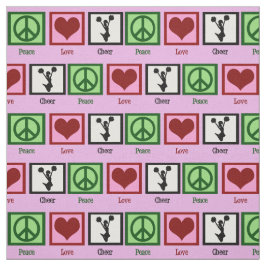 Peace Kärlek Cheer Tyg