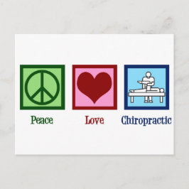 Peace Kärlek Chiropraktic Vykort