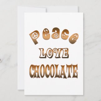 PEACE KÄRLEK CHOCOLATE