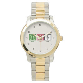 Peace Kärlek Choir Armbandsur