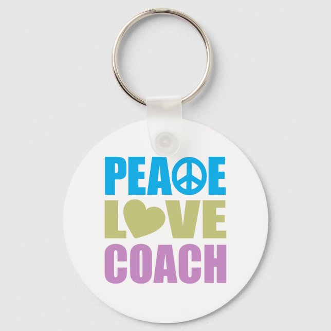 Peace Kärlek Coach Nyckelring (Framsida)