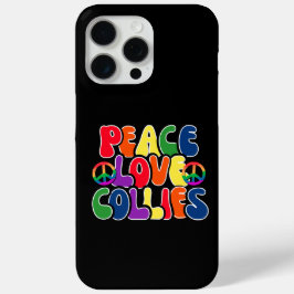 Peace Kärlek Collies Cell Phone Case