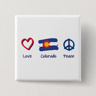 Peace Kärlek Colorado Knapp