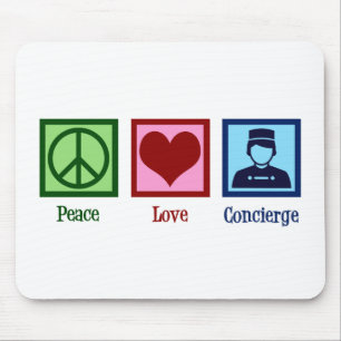 Peace Kärlek Concierge Musmatta
