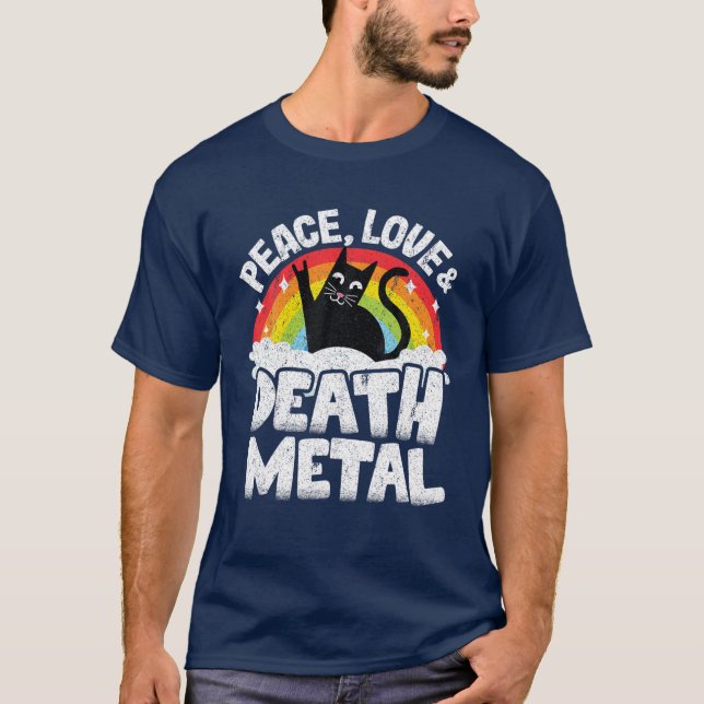 Peace Kärlek Cure Alpha 1 Awareness Ribbon Warrior T Shirt (Framsida)