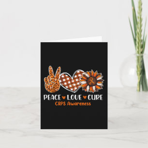 Peace Kärlek Cure CRPS Awareness Month Warrior Ora Kort