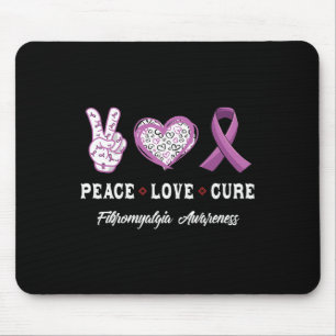 Peace Kärlek Cure Fibromyalgia Awareness Manar Wom Musmatta