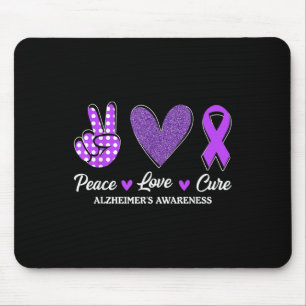 Peace Kärlek Cure Heimers Awareness Musmatta