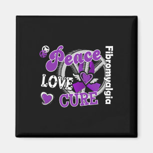 Peace Kärlek Cure Magnet