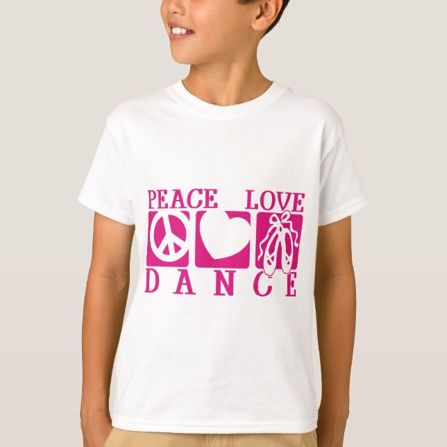 Peace Kärlek Dance Tee (Framsida)