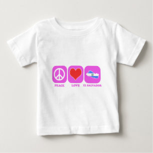 Peace Kärlek El Salvador Tee Shirt