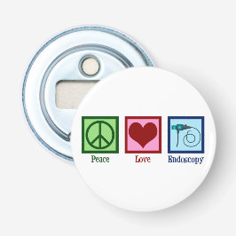 Peace Kärlek Endoscopy Flasköppnare