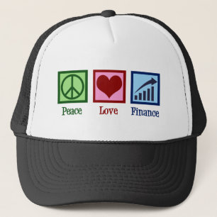 Peace Kärlek Finance Keps