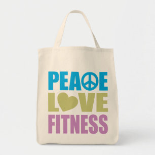 Peace Kärlek Fitness Tygkasse