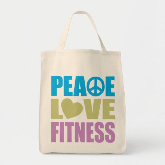 Peace Kärlek Fitness Tygkasse