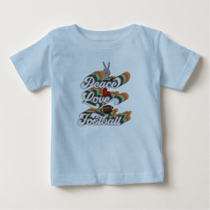 Peace Kärlek Football, Retro Football Sublication T Shirt