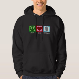 Peace Kärlek Forensics Science Hoodie