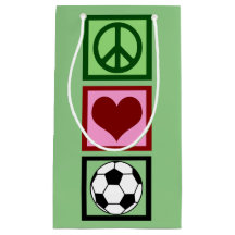 Peace Kärlek-fotbollsspelare Birthday Anpassningsb