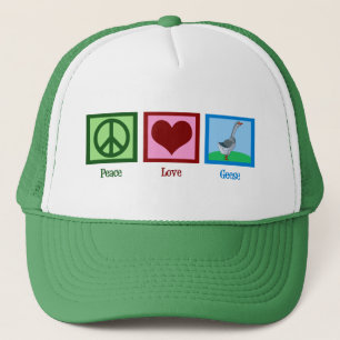 Peace Kärlek Geese Keps