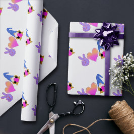 Peace Kärlek Gnome | Cute Påsk Pastel-publicering Presentpapper