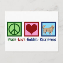 Peace Kärlek Golden Retrievers