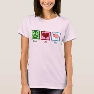 Peace Kärlek Grisar Tee