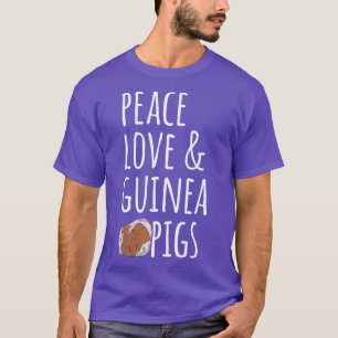 Peace Kärlek & Guinea Grisar - 1 T Shirt