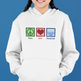 Peace Kärlek Hanukkah Kids T Shirt