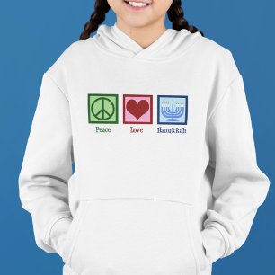 Peace Kärlek Hanukkah Kids T Shirt