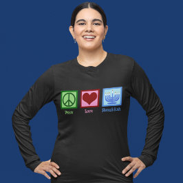 Peace Kärlek Hanukkah T-shirt