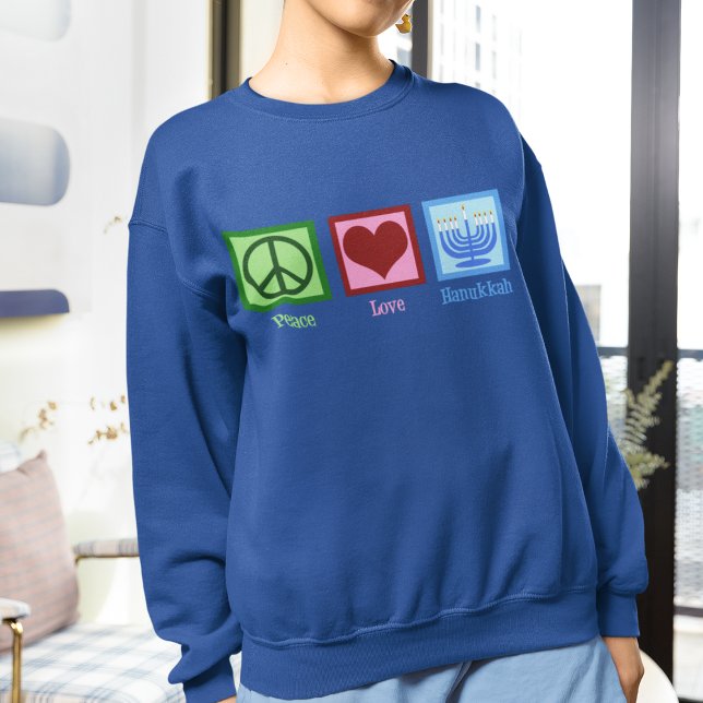 Peace Kärlek Hanukkah T Shirt (Skapare uppladdad)