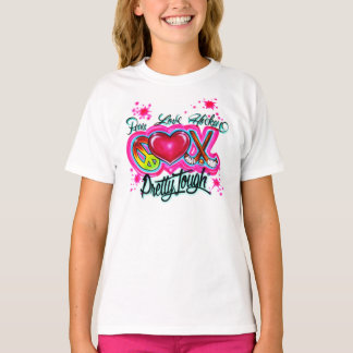 Peace Kärlek Hockey Sweatshirt T-shirt