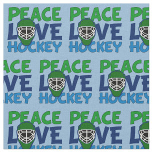 Peace Kärlek Hockey Tyg