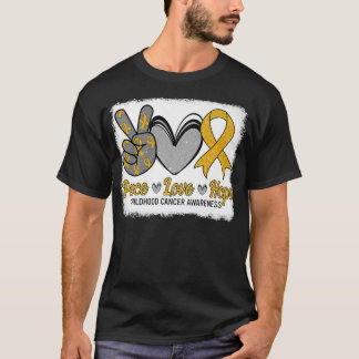 Peace Kärlek Hope Childnature Cancer Awareness Mon T Shirt
