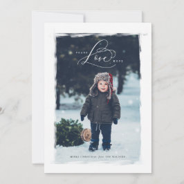 Peace Kärlek Hope-familjen Helgdag Brev Julkort