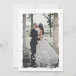 Peace Kärlek Hope Nyligen presenterade julkort