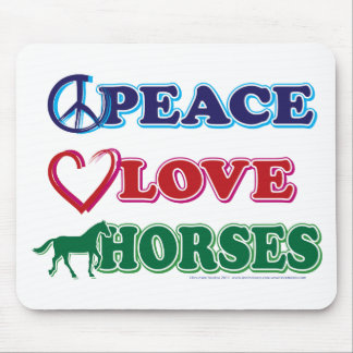 Peace-Kärlek-Horses Musmatta