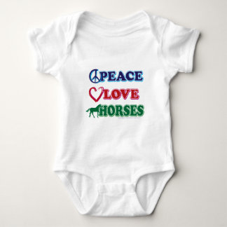 Peace-Kärlek-Horses T-shirt
