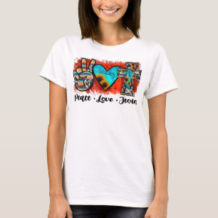 Peace Kärlek Jesus Kristna, Kärlek som Jesus T Shirt