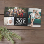 Peace Kärlek Joy Chalkboard - 3 foton Julkort<br><div class="desc">Vill du ha en glädjande Julhelg - PHOTO-KORT TIP: Sätt in all information, och om det fortfarande inte är riktigt som du vill ha den: KLICKA PÅ LINKEN SOM SÄGER: CUSTOMIZE IT - för att ändra storlek på bilderna och göra dem exakt som du vill att de ska se ut!...</div>